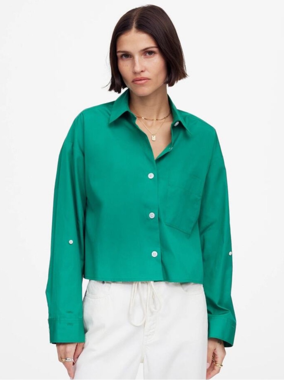 Madewell Poplin Straight Hem Shirt
